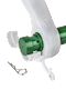 P-6065 Green Pin Locking Clamp ROV Sling Shackle Product Render 5